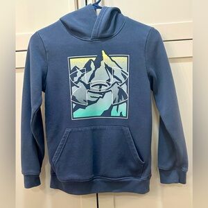 Blue Graphic Hoodie- YM